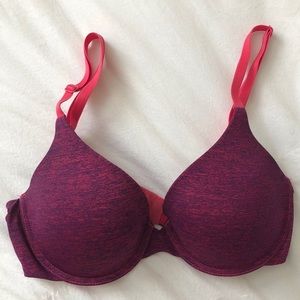 VS purple heather t-shirt bra